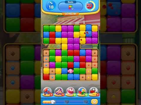 Video guide by Crafter799 Gaming2003: Yummy Cubes Level 81 #yummycubes