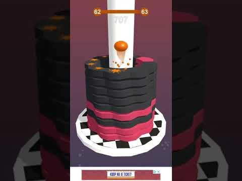 Video guide by RebelYelliex: Stack Ball 3D Level 61 #stackball3d
