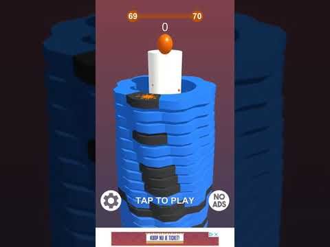 Video guide by RebelYelliex: Stack Ball 3D Level 66 #stackball3d