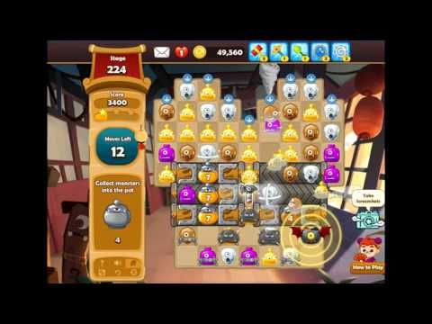 Video guide by fbgamevideos: Monster Busters: Link Flash Level 224 #monsterbusterslink
