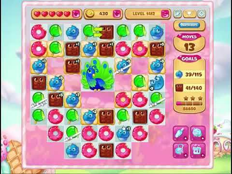 Video guide by Gamopolis: Candy Valley Level 1412 #candyvalley