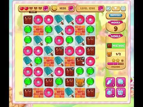 Video guide by Gamopolis: Candy Valley Level 1390 #candyvalley