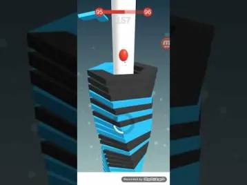 Video guide by cech manelu: Stack Ball 3D Level 95-100 #stackball3d