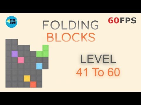 Video guide by SSSB Games: Folding Blocks Level 41-60 #foldingblocks