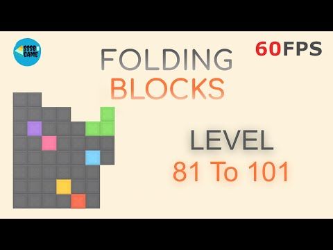 Video guide by SSSB Games: Folding Blocks Level 81-101 #foldingblocks