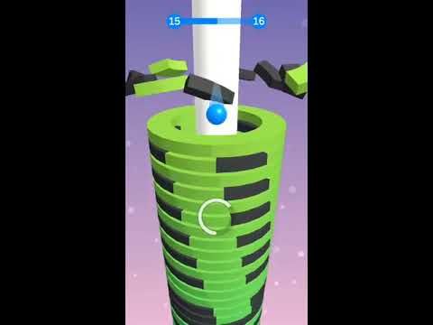 Video guide by Game Theory: Stack Ball 3D Level 11-14 #stackball3d