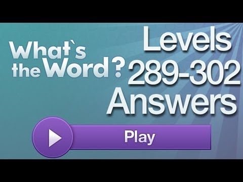 Video guide by AppAnswers: What's the word? levels 289-302 #whatstheword