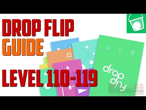 Video guide by Redline69 Games: Drop Flip Level 110 #dropflip
