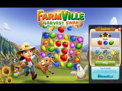 Video guide by Android Games: FarmVille: Harvest Swap Level 59 #farmvilleharvestswap