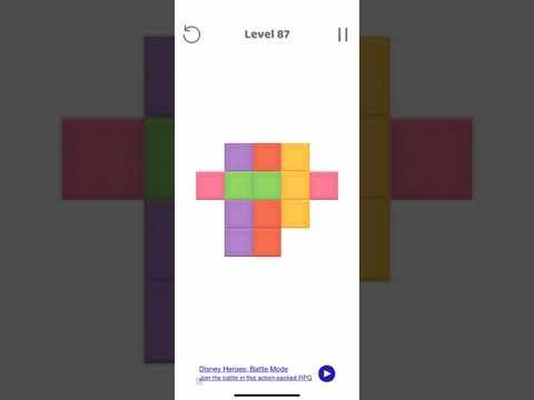 Video guide by RebelYelliex: Folding Tiles Level 86 #foldingtiles
