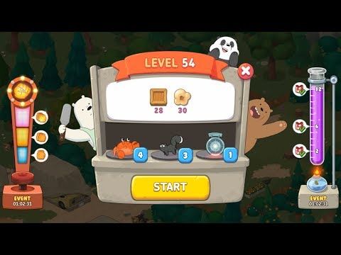Video guide by Android Games: We Bare Bears Match3 Repairs Level 54 #webarebears