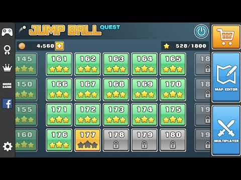 Video guide by Shadierpanic99 Games: Jump Ball Quest Level 177 #jumpballquest