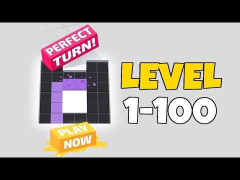 Video guide by TheGameAnswers: Perfect Turn! Level 1-100 #perfectturn
