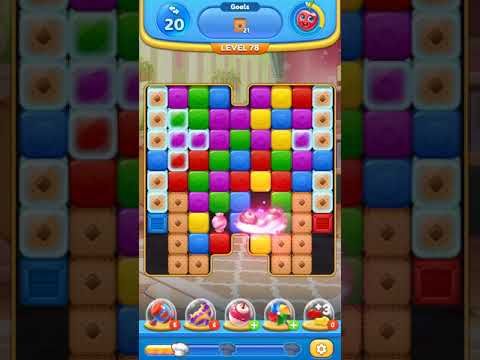 Video guide by Crafter799 Gaming2003: Yummy Cubes Level 78 #yummycubes