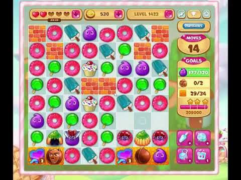 Video guide by Gamopolis: Candy Valley Level 1423 #candyvalley