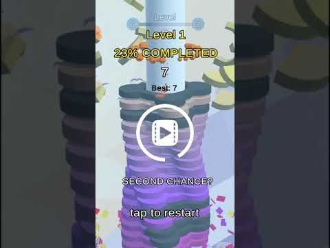 Video guide by Droid Android: Stack Fall Level 1-22 #stackfall