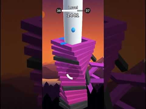 Video guide by Droid Android: Stack Fall Level 32-38 #stackfall