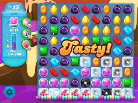 Video guide by skillgaming: Candy Crush Soda Saga Level 637 #candycrushsoda