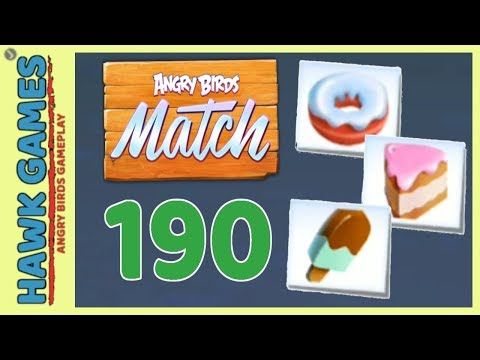 Video guide by Angry Birds Gameplay: Angry Birds Match Level 190 #angrybirdsmatch