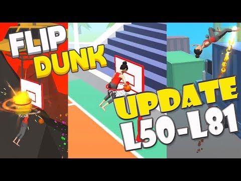 Video guide by Top Games Walkthrough: Flip Dunk Level 50-81 #flipdunk