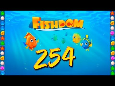 Video guide by GoldCatGame: Fishdom: Deep Dive Level 254 #fishdomdeepdive