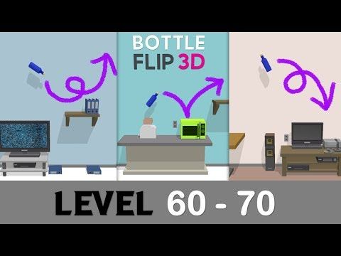 Video guide by The JB: Bottle Flip 3D! Level 60 #bottleflip3d