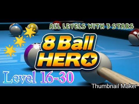 Video guide by TMG Romania: 8 Ball Hero Level 16-30 #8ballhero