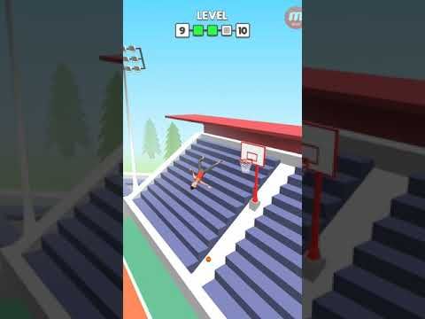 Video guide by The ShroomKing: Flip Dunk Level 9 #flipdunk