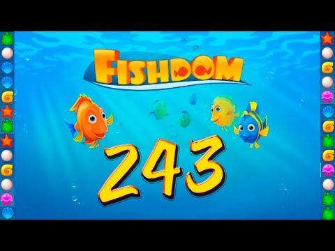 Video guide by GoldCatGame: Fishdom: Deep Dive Level 243 #fishdomdeepdive