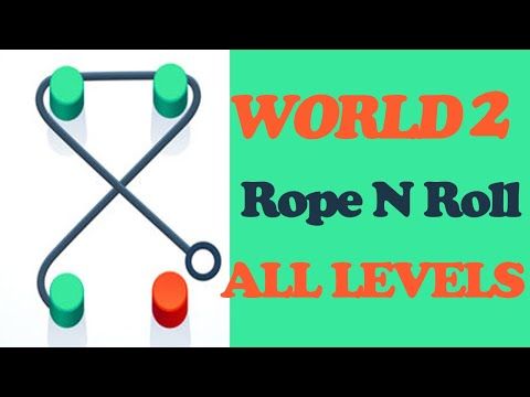 Video guide by Top Games Walkthrough: Rope N Roll World 2 #ropenroll