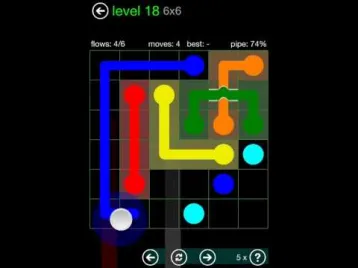Video guide by mydevelopmentstory: Flow Free: Bridges Pack 6106 - Level 18 #flowfreebridges