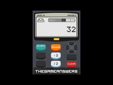 Video guide by TheGameAnswers: Calculator 2: The Game Level 76 #calculator2the