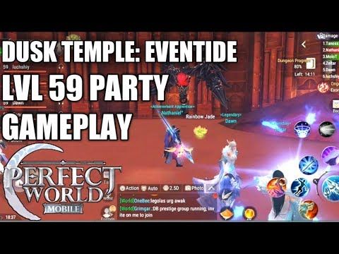 Video guide by Nathaniel Owusu: Perfect World Mobile Level 59 #perfectworldmobile