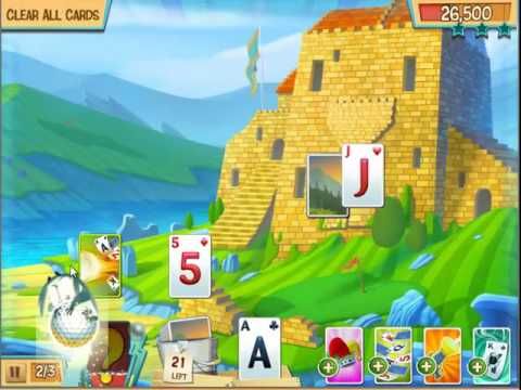 Video guide by Game House: Fairway Solitaire Level 21 #fairwaysolitaire