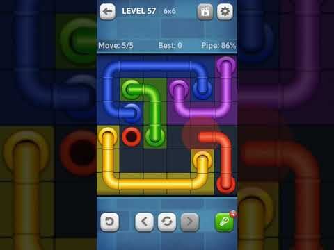 Video guide by RebelYelliex: Line Puzzle: Pipe Art Level 56 #linepuzzlepipe
