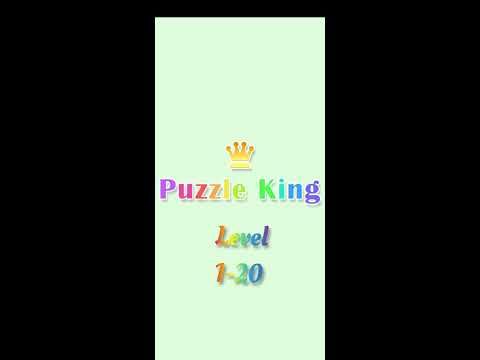 Video guide by Aneka SBF: Puzzle King! Level 1-20 #puzzleking