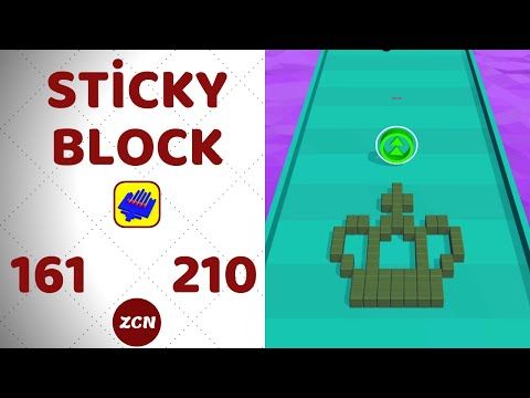 Video guide by ZCN Games: Sticky Block Level 161 #stickyblock