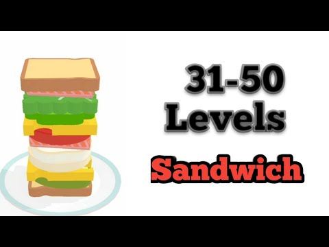 Video guide by Lust For Games: Sandwich! Level 31-50 #sandwich