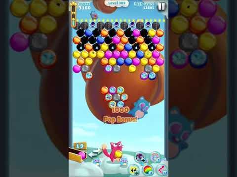 Video guide by IOS Fun Games: Bubble Mania Level 305 #bubblemania