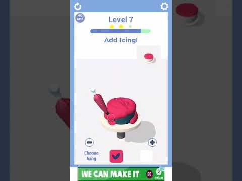 Video guide by Walkthroughinator: Icing On The Cake Level 7 #icingonthe