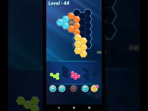 Video guide by ETPC EPIC TIME PASS CHANNEL: Block! Hexa Puzzle Level 44 #blockhexapuzzle