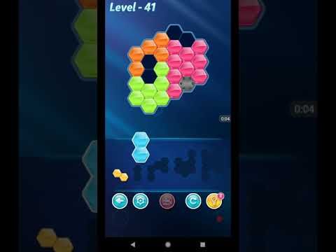Video guide by ETPC EPIC TIME PASS CHANNEL: Block! Hexa Puzzle Level 41 #blockhexapuzzle