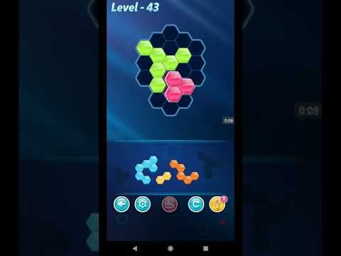 Video guide by ETPC EPIC TIME PASS CHANNEL: Block! Hexa Puzzle Level 43 #blockhexapuzzle