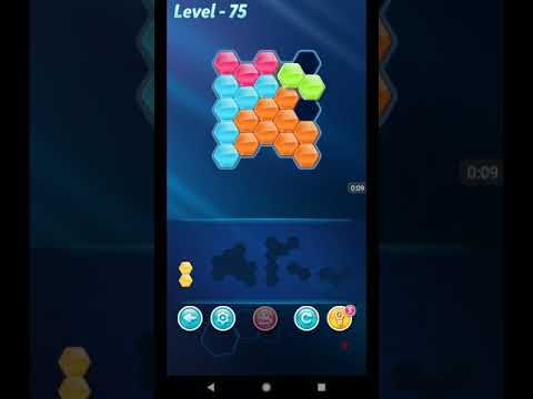 Video guide by ETPC EPIC TIME PASS CHANNEL: Block! Hexa Puzzle Level 75 #blockhexapuzzle