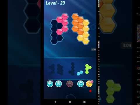 Video guide by ETPC EPIC TIME PASS CHANNEL: Block! Hexa Puzzle Level 23 #blockhexapuzzle