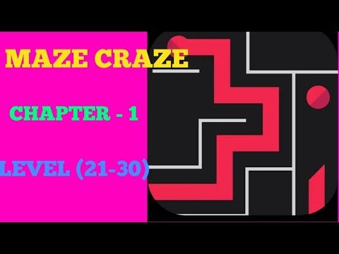 Video guide by ROYAL GLORY: Maze Craz-E Level 21-30 #mazecraze