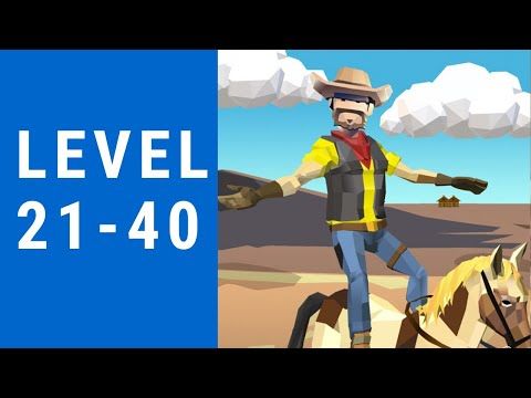 Video guide by Top Games Walkthrough: Cowboy! Level 21-40 #cowboy
