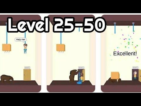 Video guide by Mobile Videogames: Rescue cut! Level 25-50 #rescuecut