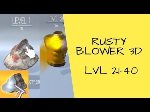 Video guide by Bigundes World: Rusty Blower 3D Level 21-40 #rustyblower3d