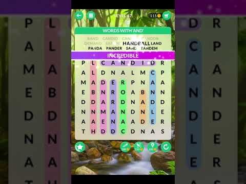 Video guide by Walkthroughinator: Wordscapes Search Level 67 #wordscapessearch
